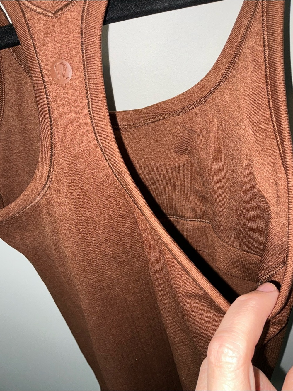 lululemon athletica Ribbed Racerback Tank - Brown - Picture 5 of 5